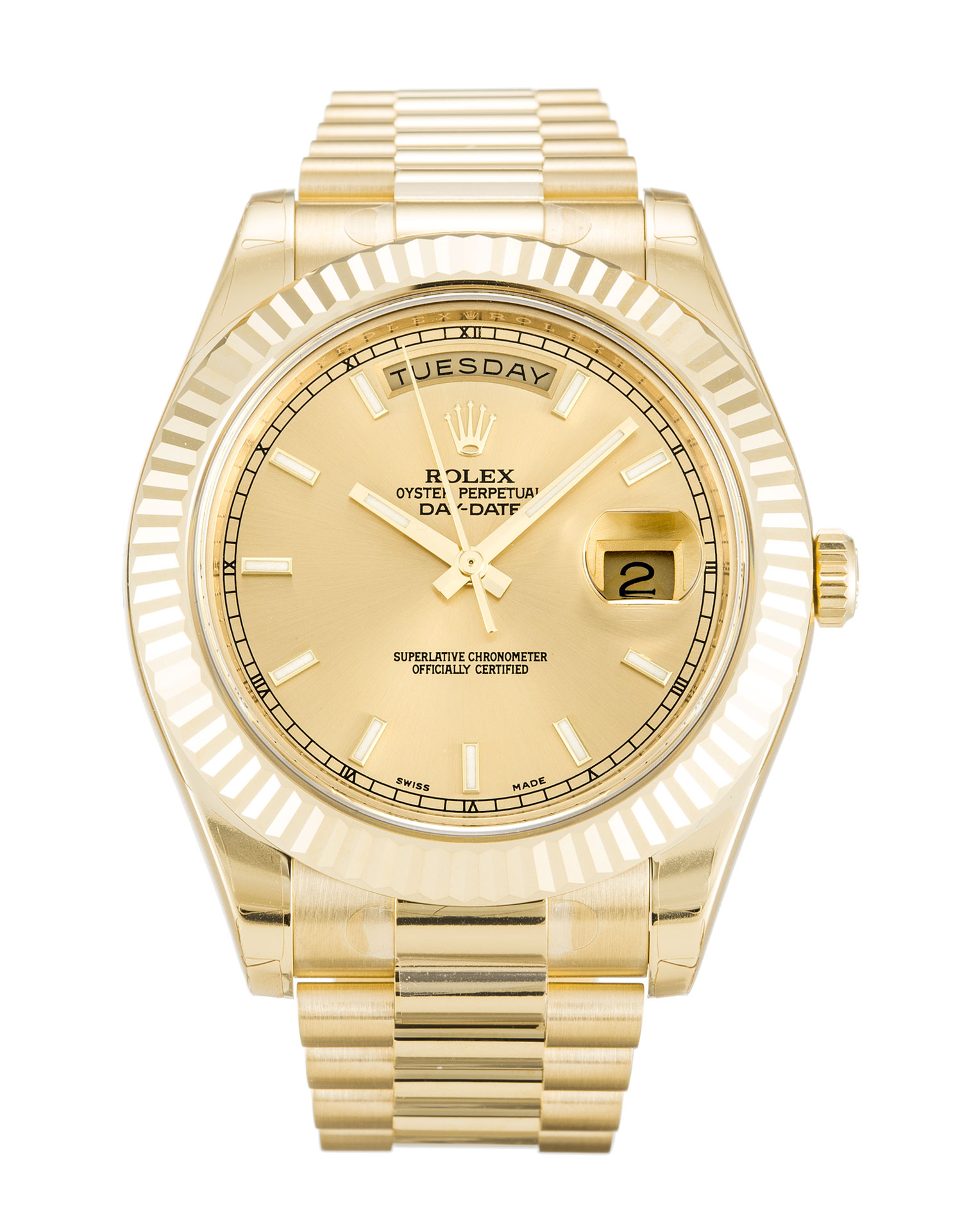 rolex day date 41 yellow gold