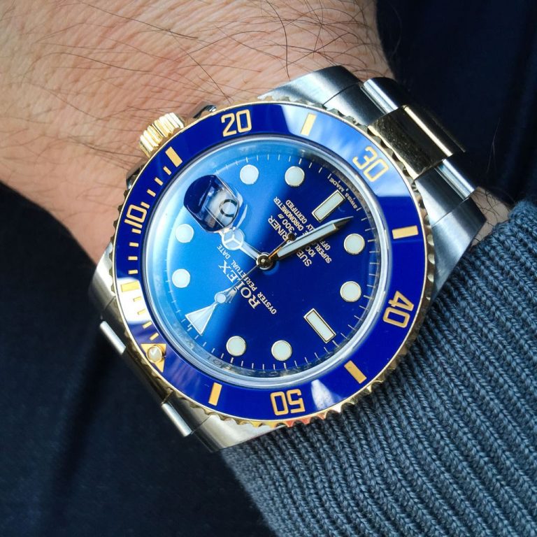 rolex submarine blue