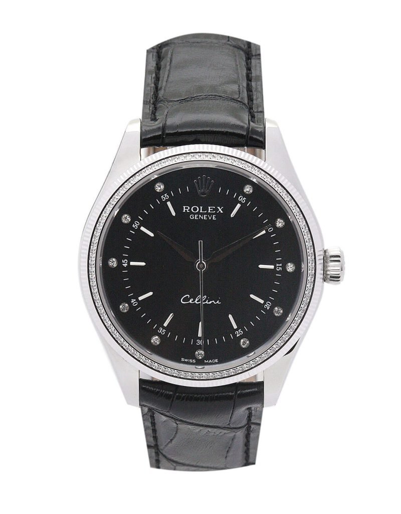 Black Replica Rolex Cellini 4233 25MM case