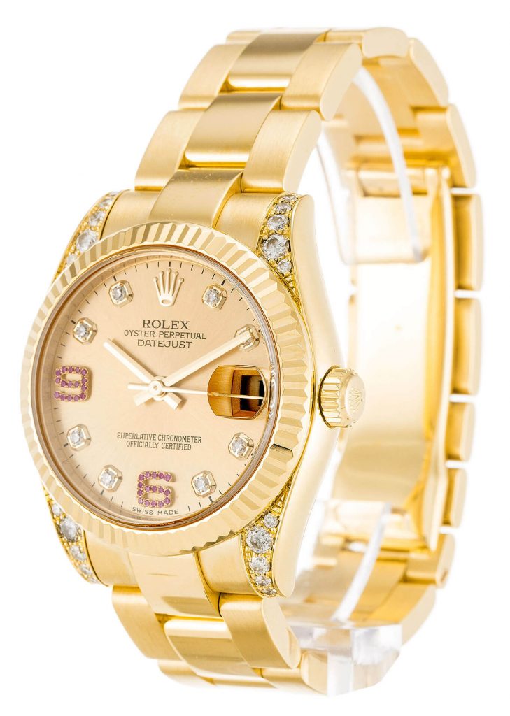 Luxury Replica Rolex Datejust 178238 31mm Champagne Dial