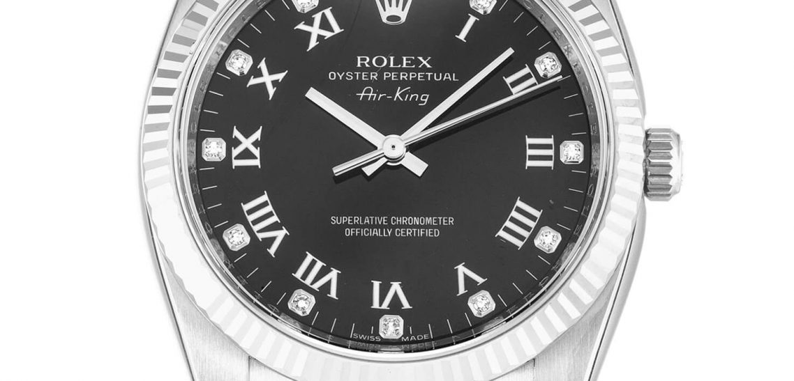 Replica Rolex Air-King 114234 34mm Black Dial