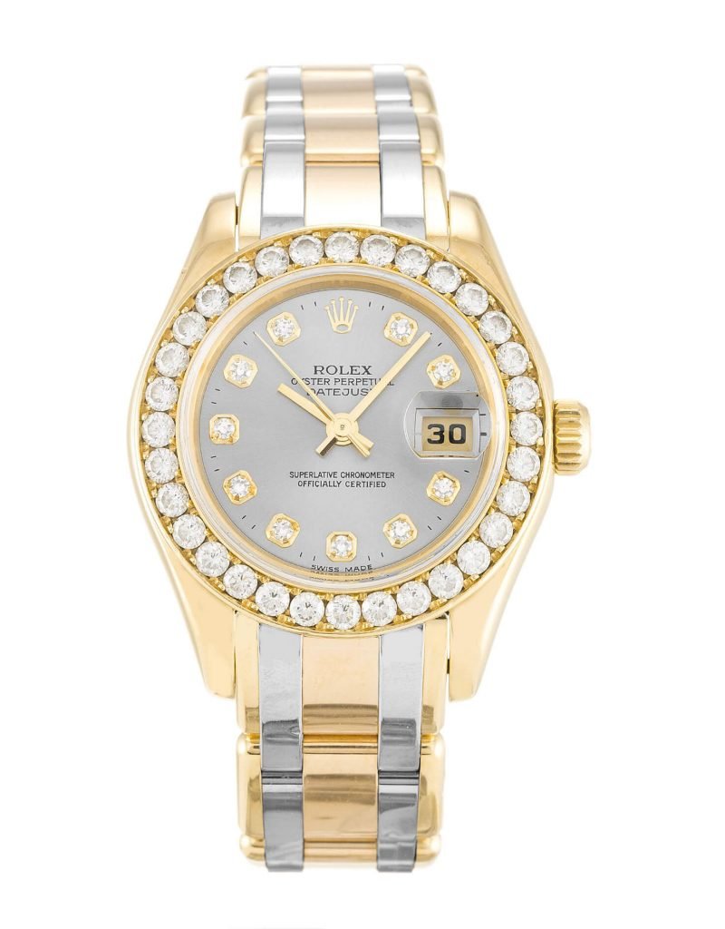 Replica Rolex Pearlmaster 80298 29mm Champagne Dial