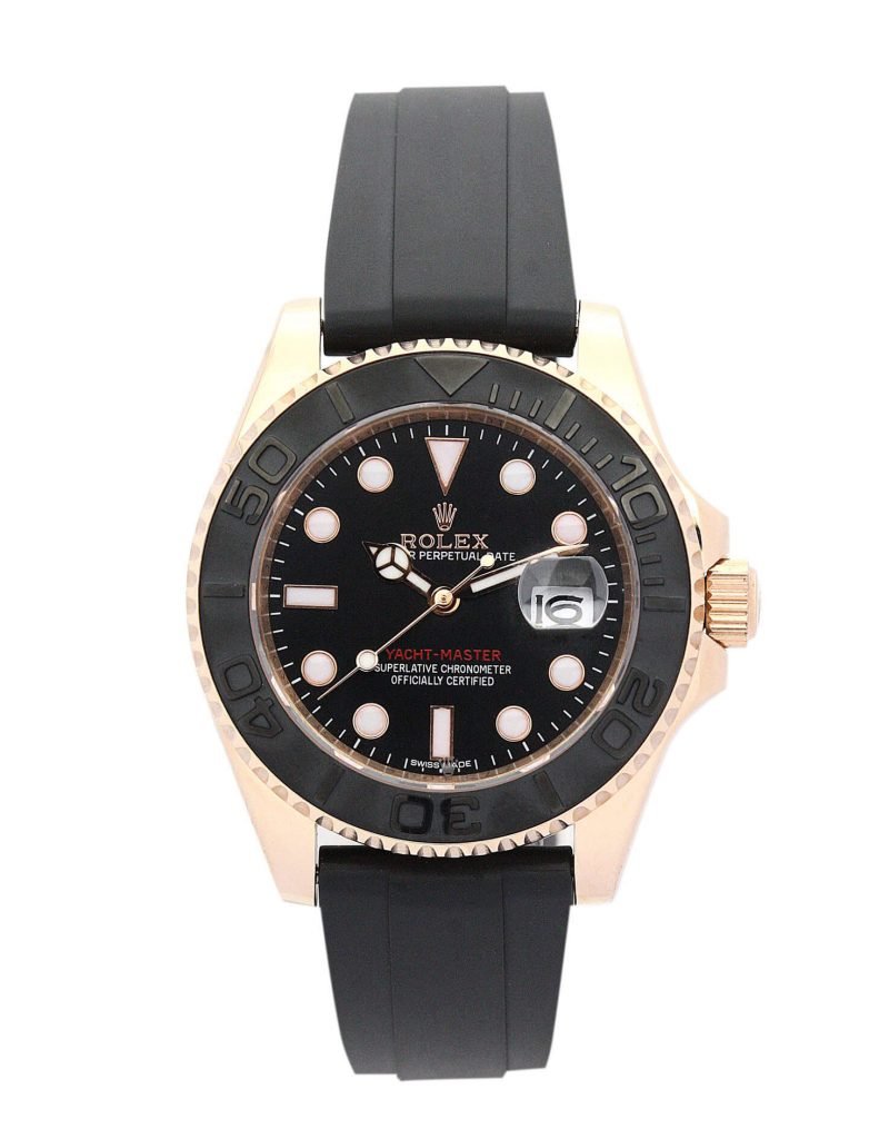 Replica Rolex Perfect Yacht-Master 169622 35mm Black Dial-case