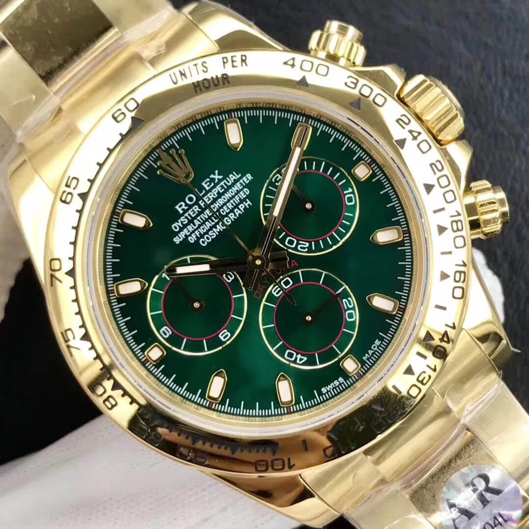 This Custom Rolex Daytona Is A Grail-Worthy Green & Gold Beauty